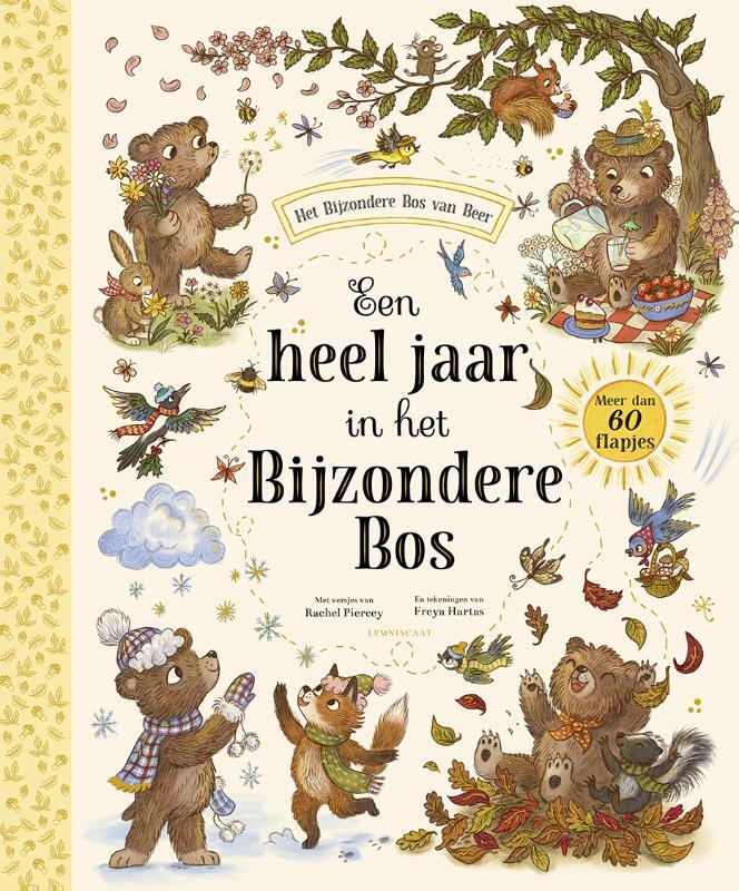 Omslag van boek: Een heel jaar in het Bijzondere Bos van Beer