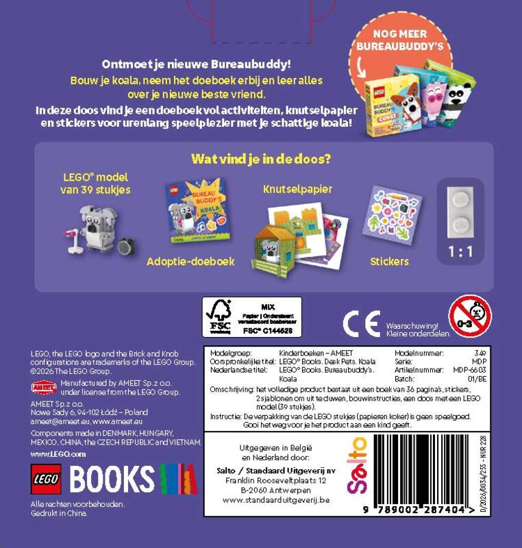 Lego Bureaubuddy's: Koala 2