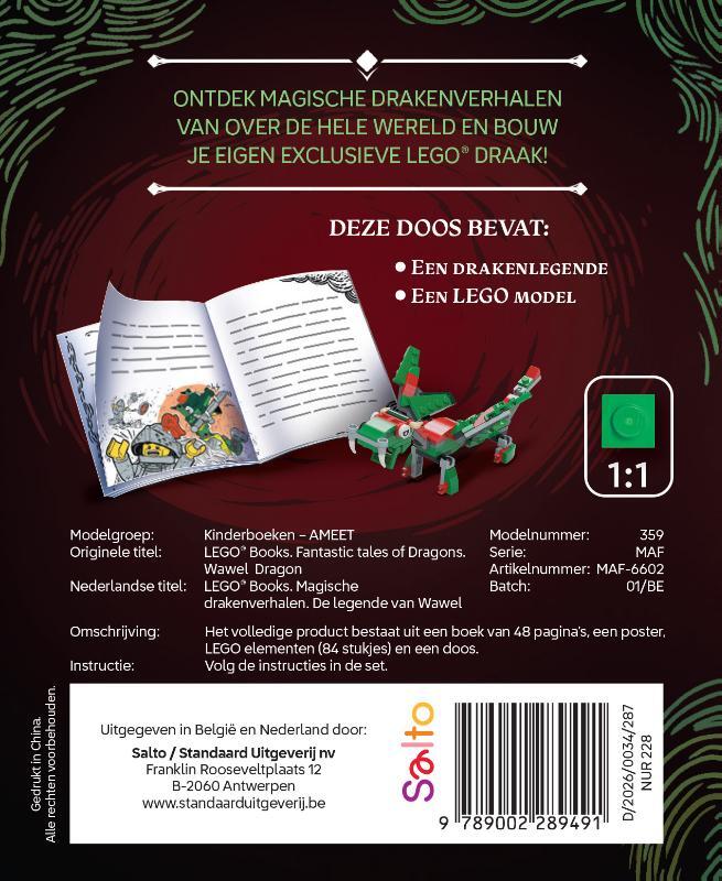 Magische drakenverhalen: de legende van Wawel (groene draakje) 2