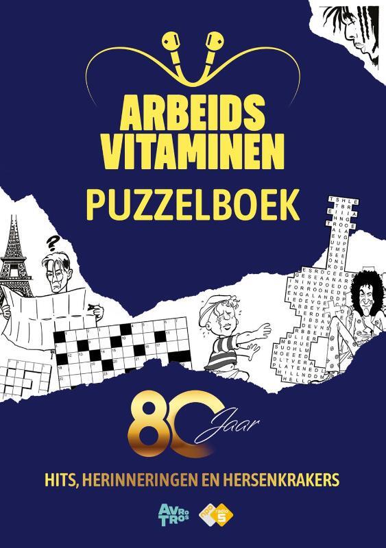 Omslag van boek: Puzzelboek arbeidsvitaminen