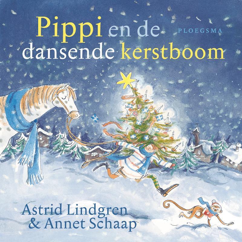 Omslag van boek: Pippi en de dansende kerstboom