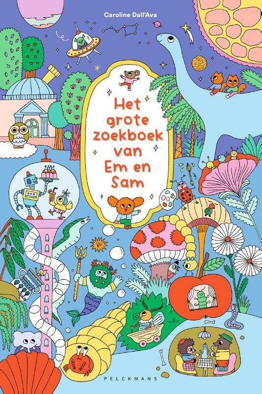 Omslag van boek: Het grote zoekboek van Em en Sam