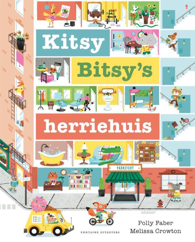 Omslag van boek: Kitsy Bitsy's herriehuis