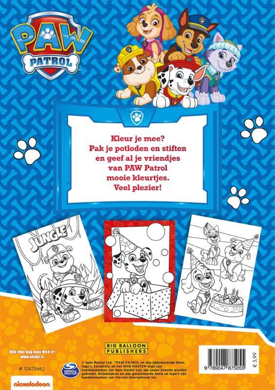 Kleur mee met PAW Patrol 2