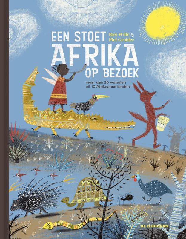 Omslag van boek: Een stoet Afrika op bezoek