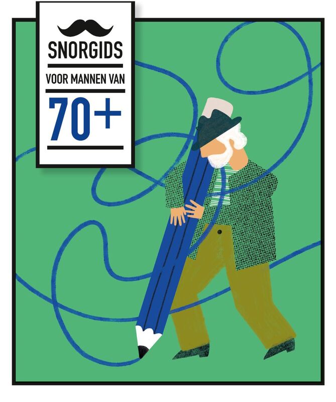 Omslag van boek: Snorgids voor mannen van 70+