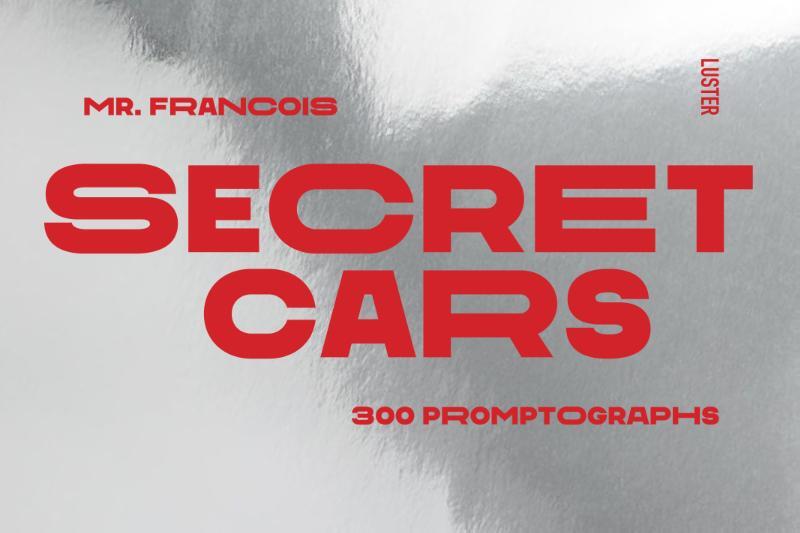 Omslag van boek: Secret Cars