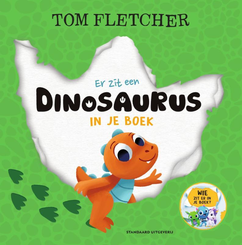 Omslag van boek: Er zit een dino in je boek